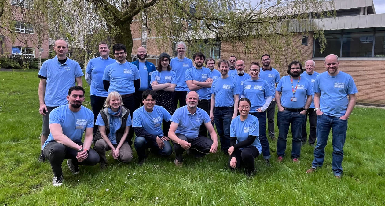 The PAX team at a meeting in Lancaster